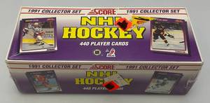 lot 195 image: 1991 Score NHL Collectors Set Sealed Box