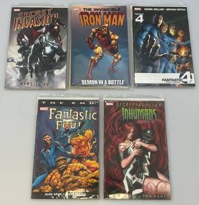 lot 226 image: Graphic Novels Including Iron Man & More (Bagged And Carded)