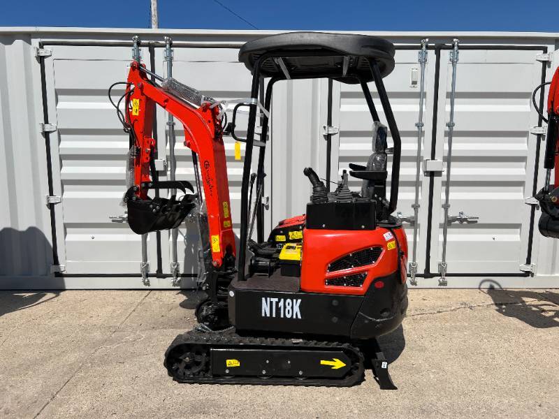 lot 132 image: 2025 AGT Mini Excavator NT18K with Kubota Diesel