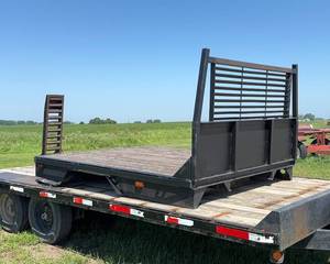 Steel Truck Flatbed (off-site auction)