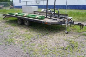 Flat Bed Deck Over 16' Trailer