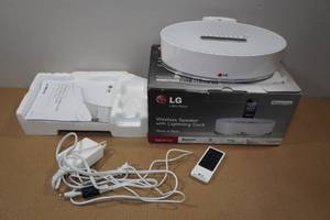 lot 51 image: LG Wireless Speaker with Lightning Dock