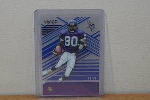 lot 76 image: 2016 Panini Cris Carter Clear Vision Insert Football Card