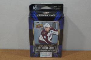 lot 84 image: 2023-24 Upper Deck Extended Series Hockey Card Hanger Box