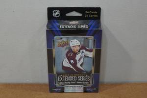lot 85 image: 2023-24 Upper Deck Extended Series Hockey Card Hanger Box