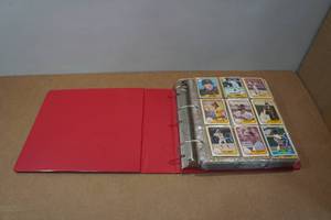 lot 108 image: Binder of 1980s Baseball Cards