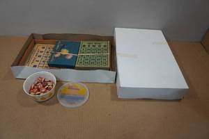 lot 135 image: Vintage Bingo Game Set