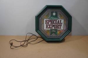 lot 192 image: Vintage Heilemans Special Export Beer Lighted Sign