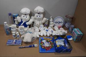 lot 197 image: Large Assortment of Pillsbury Dough Boy Collectibles