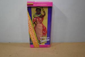 lot 208 image: Special Edition Dolls of the World Collection Kenyan Barbie