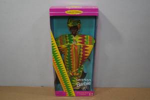 lot 224 image: Special Edition Dolls of the World Collection Ghanian Barbie
