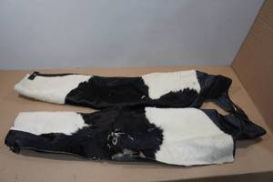 lot 247 image: Vintage Leather and Cow Hide RidingRodeo Chaps