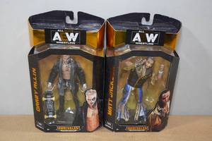lot 302 image: 2 AEW Action Figures - Darby Allin & Matt Jackson