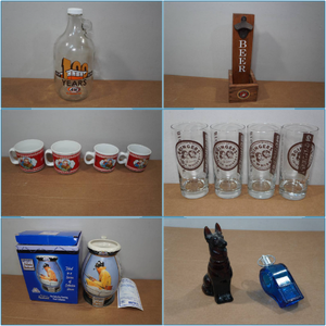 lot 345 image: Assorted Glassware - 2 Gingers, A&W