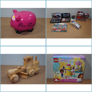 lot 344 image: Assorted Toys and Piggy Bank