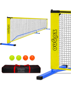 lot 251 image: Brand New Zdgao Portable Pickleball Net for Driveway, 22 FT Regulation Size & 11 FT Half Court Size Pickle Ball Net with Pickleballs and Carry Bag, 2 in 1 Pickle Ball Net Set for Backyard Retail $52.99