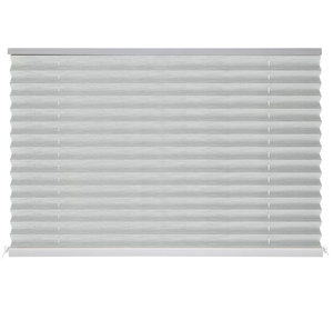 lot 222 image: Brand New RV Blinds for Camper Windows 32 W x 24 L, RV Pleated Shades for Camper Windows, Blinds Shade for Travel Trailer Motorhome, Gray 2pk Retail $53.98