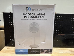 lot 2 image: 16 Oscillating Pedestal Fan