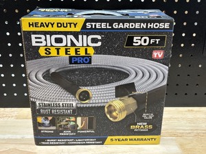 lot 4 image: Heavy Duty Bionic Steel Garden Hose