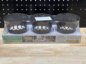lot 25 image: 3 Pack Citronella Candles