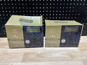 lot 32 image: 480 IndoorOutdoor LED Lights Tree Cascade Qty 2
