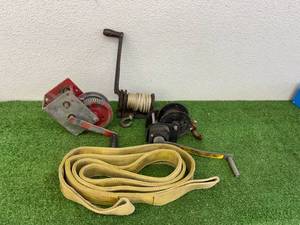 lot 61 image: Nylon Sling & Winches