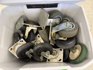 lot 71 image: Cooler Full of Casters