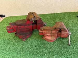 lot 72 image: Made in USA Bench Vises
