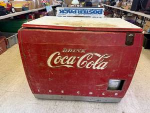 Vintage Coca-Cola Cooler Converted to Parts Cleaner