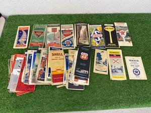lot 95 image: Vintage Service Station Road Maps