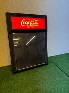 lot 106 image: Coca-Cola Light Up Sign