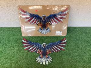 lot 123 image: Metal Eagles