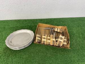 lot 126 image: Pewter Plates & Knives
