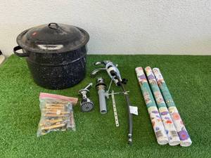 lot 152 image: Plumbing Supplies, Canning Roaster, Handles