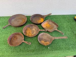 lot 201 image: Cast Iron Pans