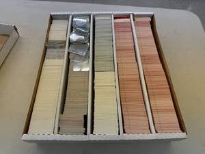 lot 214 image: Box of Baseball Cards