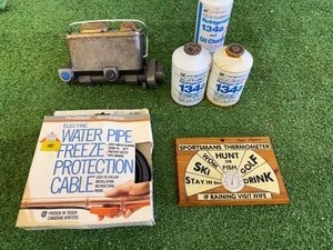 lot 237 image: 134a Refrigerant, Master Cylinder & Heat Cable