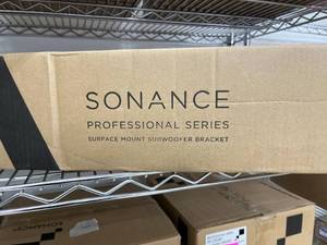 lot 32 image: Lot of 2  Sonance PSS210SUBT CBrackets (model40194)  MSRP $230 each ($460 total)