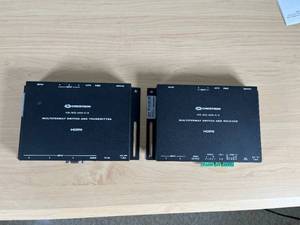 lot 71 image: Lot of 3  Crestron HDMD400CE DM Lite HD Scaling AutoSwitcher & Extender 400  MSRP $1300 EA