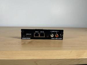 lot 74 image: Lot of 3  Crestron DMC4KCDSP 4K DM8G Input Cards