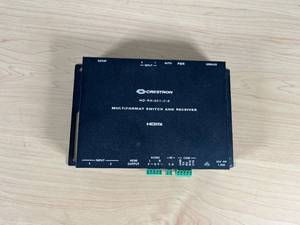 lot 75 image: Lot of 3  Crestron Multiformat Switch & Controller Units  MSRP $1000
