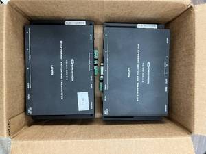 lot 89 image: Lot of 4  Crestron Multiformat AV Switchers & Transmitters  MSRP $3000