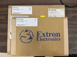 lot 92 image: Lot of 2  Extron Routing Templates For Cable Cubbys In This Auction (CC 500 & CC 202)