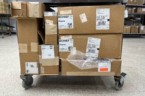 lot 98 image: Large Lot  Security Boxes & Wall-Mount Storage Cabinets  MSRP $