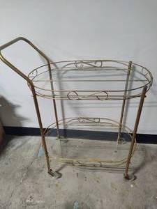 lot 13 image: Vintage Bar Cart
