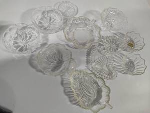 lot 28 image: Large Lot of Small Glass Trinket Dishes