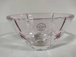 lot 57 image: Lenox Pink Crystal Bowl