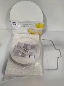 lot 75 image: Cake Boxes, Circles & Adjustable Leveler
