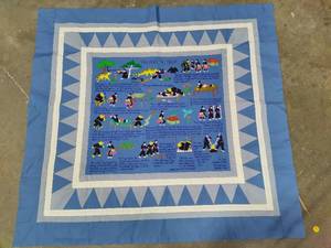 Hmong Folktale "Yer and the Tiger" Wall Hanging