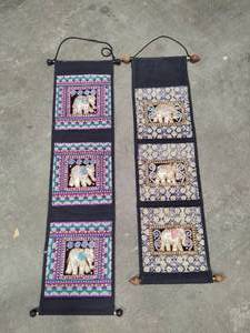 lot 94 image: Thai Inspired Letter Hanging Storage